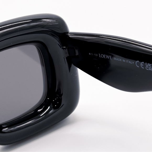 NEW LOEWE UNISEX BLACK SUNGLASSES LOEWE LW40098I 01A - Picture 11 of 12